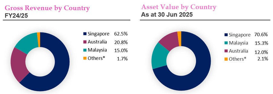 Revenue and Asset Value by Country